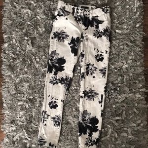Girls Floral Jeggings